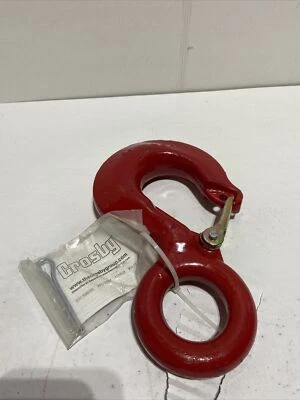 $49.50 • Buy Crosby Swivel Eye Hook W/Latch 3-Ton Alloy 0088500. Red   PPG 100M