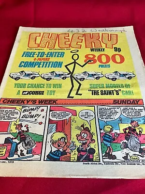 Vintage UK Comic - CHEEKY - 2 December 1978 • £1.50