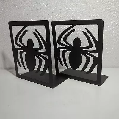 Pair Of Marvel Spider-man Black Metal Bookends • £8.99