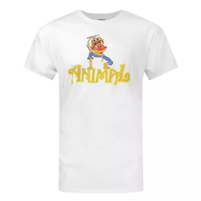 The Muppets Mens Animal Drummer T-Shirt NS5493 • £10.34