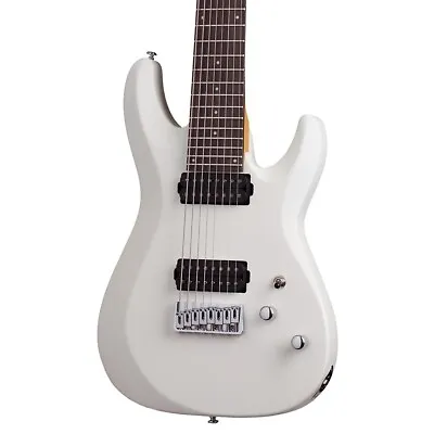 Schecter Guitar Research C-8 Deluxe Eight-String Electric Guitar Satin White • $399