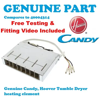 HOOVER VHC 680C-80 VHC680F-80 Tumble Dryer Heating Heater Element 2100W • £32.95