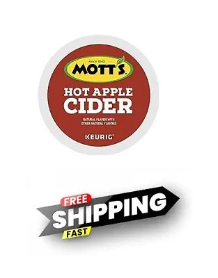 Keurig Motts Hot Apple Cider K-cups 24 Count  • $26.99