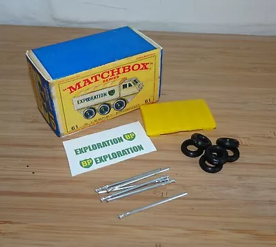 Matchbox MB61 Alvis Stalwart BP Reproduction Spare Parts - Choose From List • £2.75