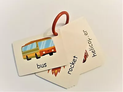 Early Learning 20 Flash Cards | Transportation | KS1 | Educational | Combine P&P • £3.75