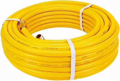 35Ft 1/2'' CSST Gas Line Flexible Gas Line 1/2 Pipe With 2 Male Fittings Corruga • $84.99