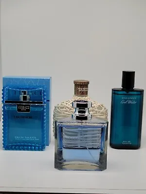 Mens Summer Fragrance Bundle JV Artisan Pure Versace Eau Fraiche And More • $84.99