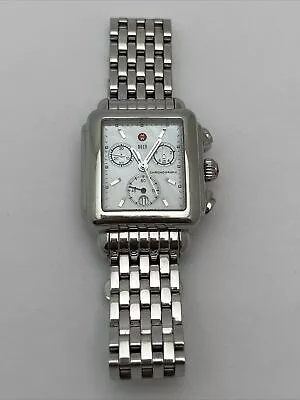 Michele Deco Stainless Steel Mop Ladies Watch Mw06a00a0025 • $289.99
