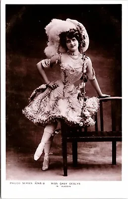 Gaby Deslys: Aladdin : Beautiful And Talented Actress Dancer And Singer : Rppc • £24.08