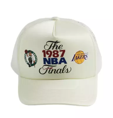 Mitchell & Ness Los Angeles Lakers Boston Celtics 87 Finals Trucker Hat Cap • $37.94