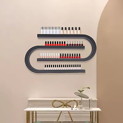 Wall Mounted Nail Polish Shelf Stand Nail Shop U-shaped Display Rack Holder  • $89