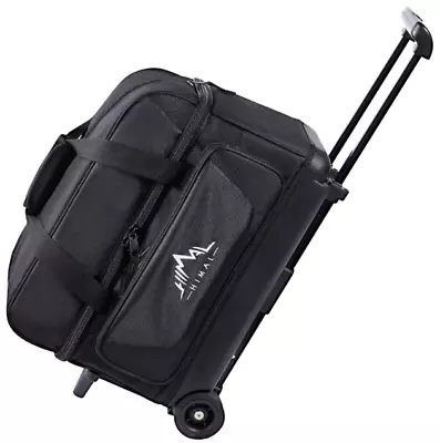 Double Roller 2 Ball Bowling Bag With Separate Shoe Compartment For Bowling Shoe • $79.99