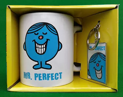 £9.99 • Buy Mr. Men Mug & Key Ring Set - Mr. Perfect - Boxed.