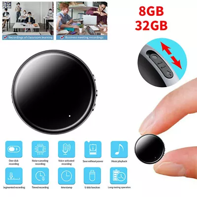 Voice Activated Recorder Small Digital Recording Hidden Listening U DISK Device • $32.28