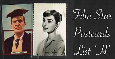 £0.99 • Buy Vintage Original ☆ FILM STAR Postcards From Around The World ☆ List H
