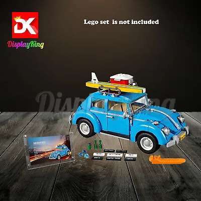 Display King - Acrylic Photo Frame For Lego Volkswagen Beetle 10252 (NEW) • $40.48