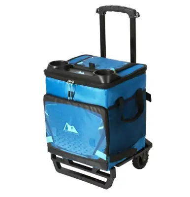 Arctic Zone 50 Can Rolling Cooler/Esky W Pullup Handle + Foldable- FREE SHIPPING • $61.99