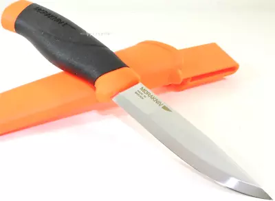 Morakniv Mora Clipper Companion Heavy Orange Camping Hunter Utility Knife Duty • $22.95