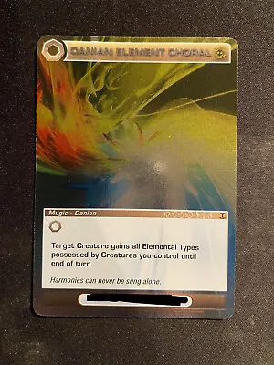 Danian Element Choral - Rare - Chaotic Card - Zenith Of The Hive • $6.52