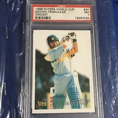 1996 Sachin Tendulkar Futura World Cup Rookie Card • £801.31