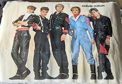 Original Vintage Large Duran Duran Poster  1980’s ~ Measures 99 X 68.5 Cms • £15.99