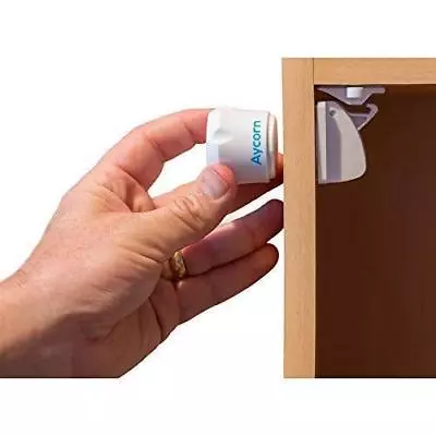 £29.99 • Buy AYCORN Child & Baby Safety Proof Magnetic Cupboard Locks 2 Keys Or Set