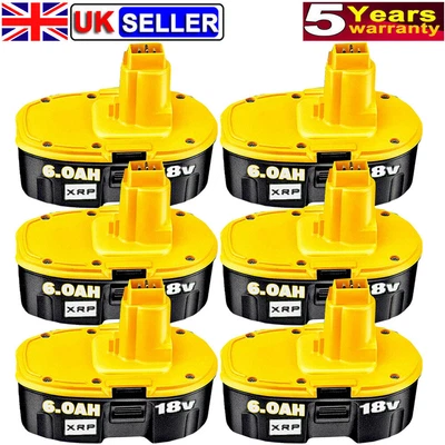 £10.29 • Buy 6.0AH 18 Volt XRP Battery For Dewalt DC9096-2 DC9098 DC9099 DC9096 DC9096S OEM