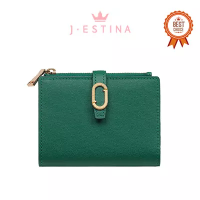 [J.ESTINA] HAZEL 2-tier Wallet Zipper Green (JSNCSC3BS300GN010) Korean Brand • $179