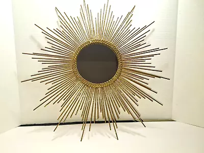 PIER 1 Petite Gold Burst SUNBURST STARBURST MIRROR WALL ART / 15  • $34.95