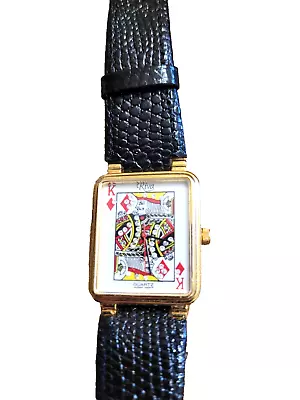 Vintage Riva King Of Diamonds (Square Faced) Quartz Wrist Watch • $22