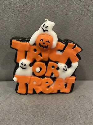Vintage Halloween “Trick Or Treat” Ghosts Candle • $13.99