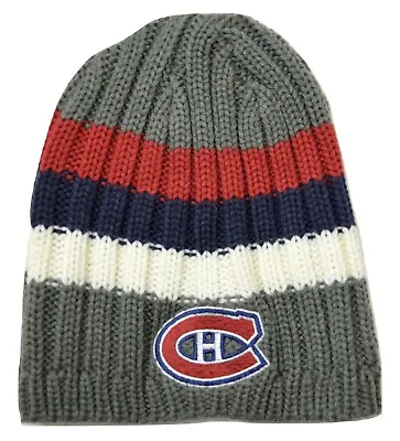 Montreal Canadiens Reebok KU93Z Cable Knit NHL Hockey Beanie Winter Hat  • $19.99