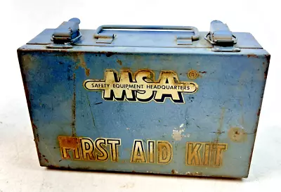 Vintage Mine Safety Applications Metal First Aid Kit • $14.99