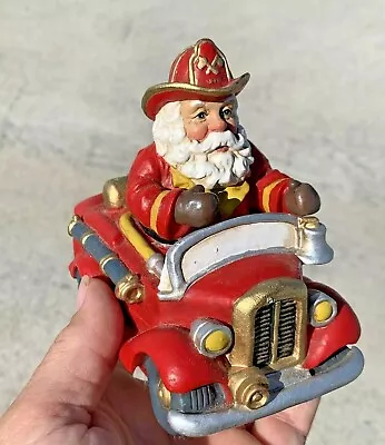 Santa Claus & Fire Engine Department Duster Buffer Possible Dreams ❤️sj11h1s • $35