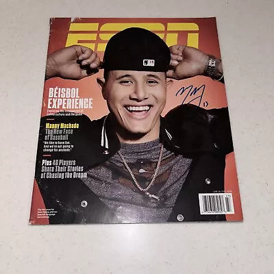 Manny Machado Signed Espn Magazine  • $49.99