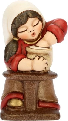 THUN - Soldato Presepe In Ceramica Variante Bianca - 5x4x8 Cm - Decorazione Natalizia Classica - Foto 3