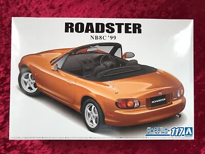 Aoshima Scale The Model Car(117)Kit Mazda MX-5 Miata Roadster RS NB8C  '99 1/24 • $34.70