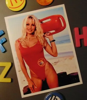 BAYWATCH Pamela Anderson Fridge MAGNET Gift 1990's Beach TV Show Fan Man Cave • $13.95