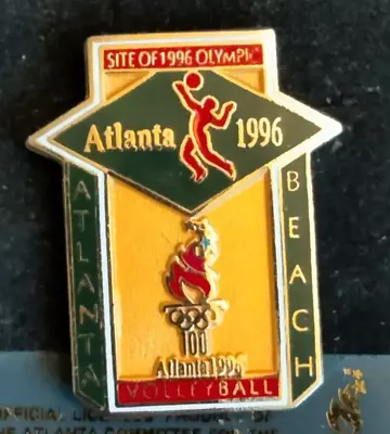 Beach Volleyball Atlanta 1996 Olympics Fan Pin • $5.99