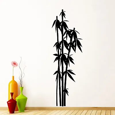 Bamboo V1 Wall Sticker Decal Transfer Nature Tree Plant Chinese Japanese Vinyl • £18.97