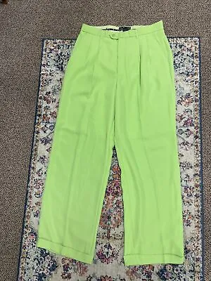 NEW New Gen Lime Green Men’s Dress Pants 34W 32L 34 32 NWT Easter • $39
