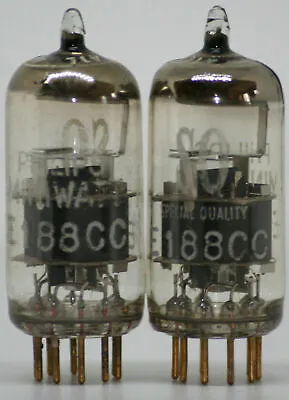 E188cc Tube Pair Philps Mullard E88cc E288cc 7308 Pcc189 Cca Siemens Cv2493 Amp • $749