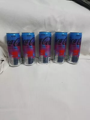 5x Coca Cola Zero Y3000 Created With AI Creations Limited Edition Rare Can 250ml • £15