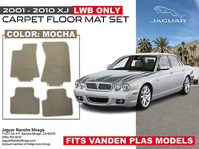 $289.95 • Buy Jaguar Oem Xj (lwb) Vanden Plas - Carpet Floor Mats C2c30023amb Mocha
