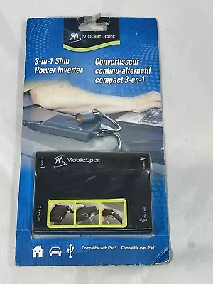 Mobil Spec Power Inverter 130 Watt 3 In 1 Brand New • $17.99