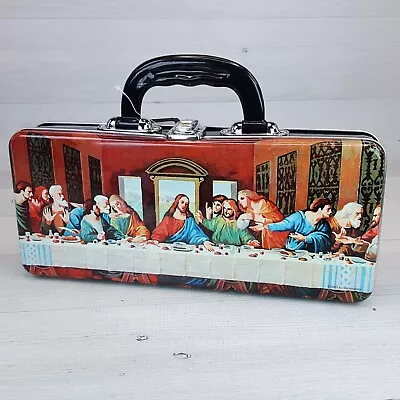 Vintage Last Supper Long Box Tin Lunchbox 11 X 5  Accoutrements Paint By Numbers • $29.99