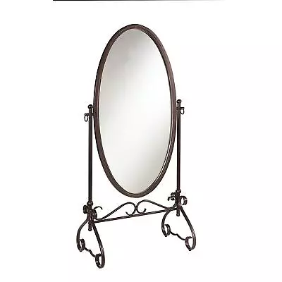 Linon Clarisse Metal Mirror Antique Brown • $170.99