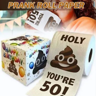 UK Funny Toilet Paper Roll Birthday Decoration Birthday Gifts For Women Men Gift • £5.79