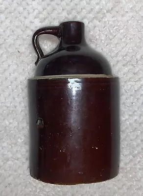 Antique One Gallon Stoneware Shoulder Jug/Crock-Signed With A Stamped  “A” • $34.99