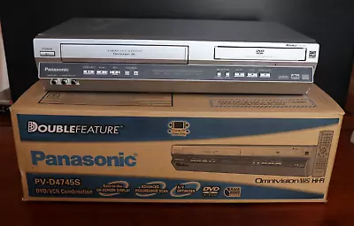 Panasonic PV-D4745S DVD/VCR Combination • $83